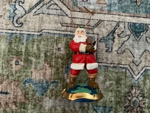Coca Cola Santa Trim A Tree Collection Christmas Ornament “Wherever I Go” In Box - Picture 1 of 2