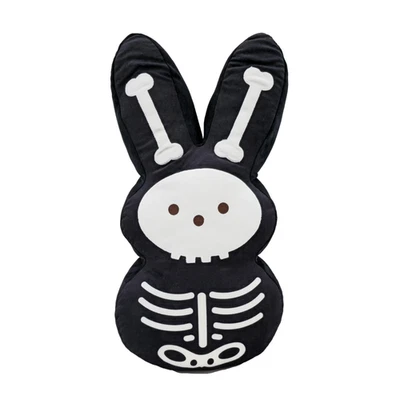 Halloween Peeps Jumbo 24" Skeleton Bunny Plush. -  New Ships Fast - Image 1 of 4