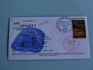 WWII FDC #71 Japan Defeat at Truk * Spruance Mitscher 1944 * 50th Anniversary - Picture 1 of 1