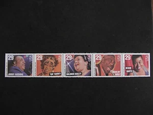 Música de jazz y blues de Estados Unidos 1994. Tira montada sin montar o nunca montada. - Imagen 1 de 2