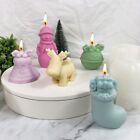 DIY Christmas Candle Production Mold Customizable with Dry Flowers or Pigments