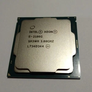 Intel Xeon E-2186G SR3WR 6C 3.8GHz 12MB 95W LGA1151 HD Graphics P630 DDR4-2666 - Picture 1 of 1