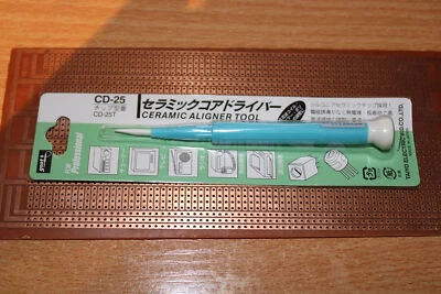 Ceramic Trimmer / Alignment Tool - 4 Sizes available 3 x spade & 1 x Cross Head - Image 1 of 4