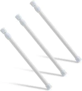 3 Stück Spannstange Kurzspannstange ohne Bohren Kleinspannstäbe für Schrank - Bild 1 von 4