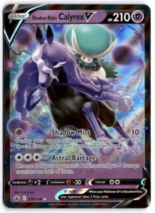 Shadow Rider Calyrex V - 074/198 Ultra Rare Chilling Reign NM Pokemon TCG - Picture 1 of 2