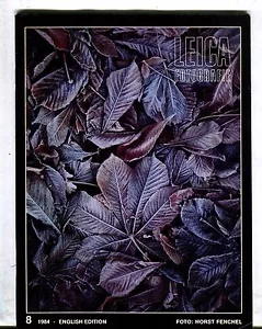 Leica Fotografie Magazine English Ed. No. 8 1984 Horst Fenchel EX 032417lej - Imagen 1 de 1