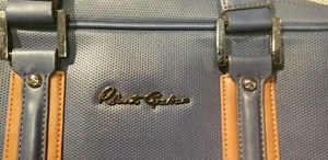 Robert Graham Blue-Tan 2-Striped Messenger Bag Used & Worn With Carry Strap $125 - Picture 1 of 12