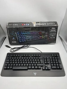 The G-Lab Keyz Carbon Tastatur Gamer mechanisch Italienisch Keyboard Gaming PC - Bild 1 von 9