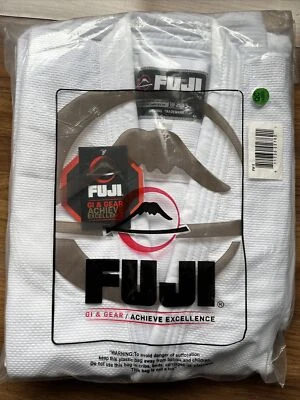 Karate Jiu-Jitsu White Gi Fuji kimono Traditional High Quality Size 5 83977 - Image 1 of 4