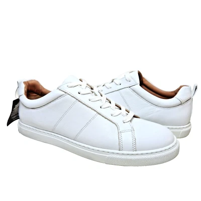 WHISTLES Koki Lace Up Sneakers NEW Sz 40/9 US White Leather Made In Portugal - Image 1 of 4
