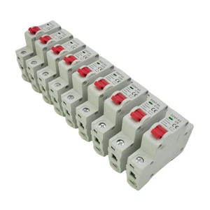 NEW AC Mini Circuit Breaker 1Pole 6/10/16/25/32/40/50/63/80/100/125Amp 110/120 - Picture 1 of 16