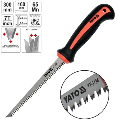 Gipskartonsäge Rigipssäge Stichsäge Säge Trockenbau Stichling Profi 310mm - Bild 1 von 3