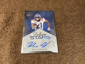 2021 Leaf Draft Future Stars #FS-KH2 Rookie Auto Of Khalil Herbert, #’d 73/99. - Picture 1 of 2