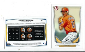 CARLOS CORREA (RC) 2014 Bowman Top Prospects *High Grade MINT *100% Centered - Picture 1 of 1