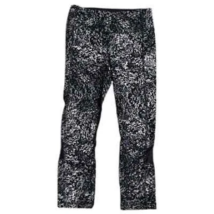 Lululemon Women's Size 4 Cropped Leggings Capri Black And White - Picture 1 of 7
