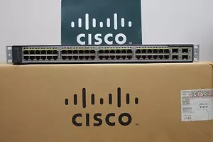 Cisco Catalyst WS-C3750V2-48PS-S 48-Port PoE Switch WS-C3750-48PS-S LATEST VER - Picture 1 of 7