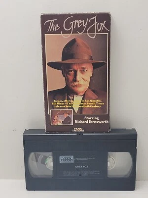 THE GREY FOX VHS MEDIA VIDEO RICHARD FARNSWORTH AS BILL MINER GENTLEMAN BANDIT - Image 1 of 4
