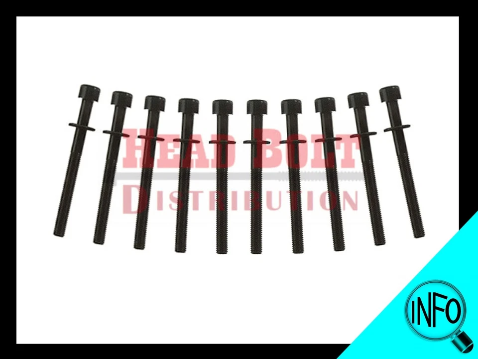 Conjunto de parafusos de cabeça de cilindro do motor Fit Nissan 2.5L QR25DE novo kit componente do motor - Imagem 1 de 1