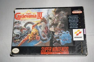 Super Castlevania IV (Super Nintendo SNES) Completo en Caja con Tarjeta Reg CIB - Imagen 1 de 7