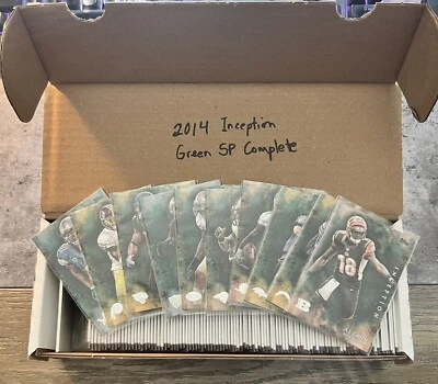 2014 Topps Inception Complete 110ct Green Base + SPs *HOF *Stars *RC's READ! - Image 1 of 3