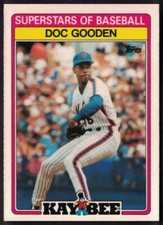 1989 Kay-Bee Superstars of Baseball #14 Dwight Doc Gooden - New York Mets
