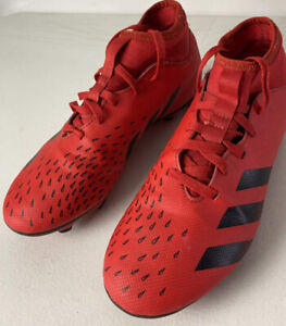 Adidas Predator Soccer Cleats Kids Youth Sz 5 Red Black 698007 Junior  