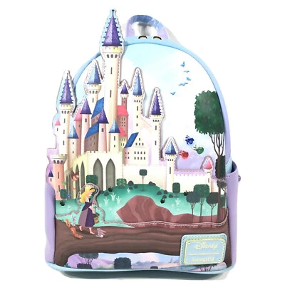 Mini Mochila Loungefly Disney Princesa La Bella Durmiente Castillo 12" Foto 1 de 4