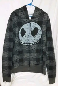 DISNEY PARKS Nightmare Before Christmas Jack Skellington Hoodie Jacket XL- D68 - Picture 1 of 5