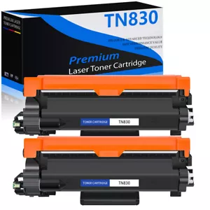 1-2 Stück TN830 TN830XL Tonerkartusche für Brother HL-L2460DW MFC-L2820DW Neu Chip - Bild 1 von 25