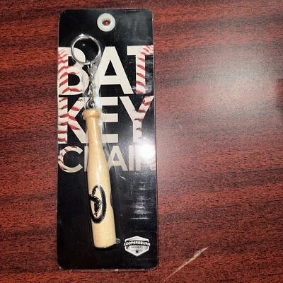 ARIZONA DIAMONDBACKS DBACKS RETRO LOGO BASEBALL BAT KEYCHAIN STOCKING STUFFER - Image 1 of 3