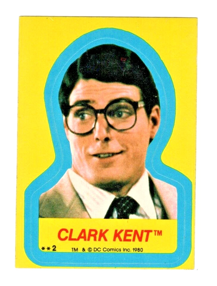Topps 1980 - Superman II - Sticker #2 in excellent condition - Image 1 of 2