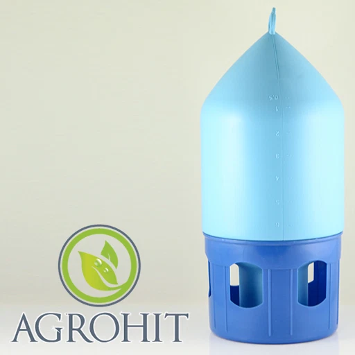 Taubentränke 7l mit Tragring PVC Brieftauben-Tränke, Blau,Geflügeltränke 7 l - Bild 1 von 4