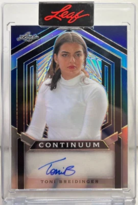 Toni Breidinger 2023 Leaf Continuum Autograph Auto #'d 46/67 - NASCAR Truck Race - Image 1 of 2