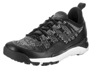 Nike Men's Lupinek Flyknit Low Casual Shoes Black 882685 100 Sz 13 - Picture 1 of 3