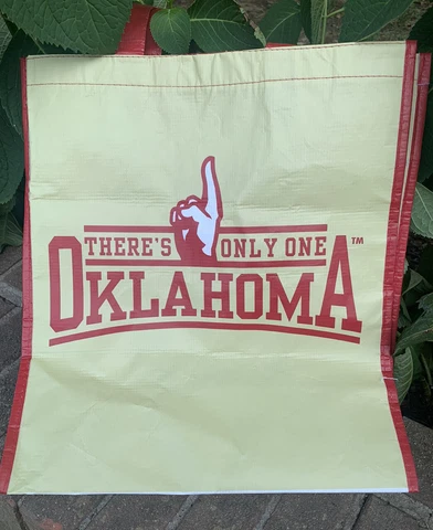 Oklahoma Sooners Grocery Tote Tailgating Bag Habitote Football NCAA BIG 12 SEC Cover