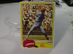 1981 Topps Baseball #563 - Jim Kaat - St. Louis Cardinals  81-641 - Picture 1 of 2