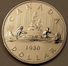 1980 SP Canada One Dollar Unc SPECIMEN Nickel Dollar
