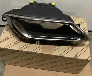 18-22 LEXUS LC500 PASSENGER RIGHT SIDE CHROME EXHAUST END TIP , OEM NEW - Picture 1 of 2