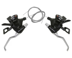 NEW! SUN RACE BICYCLE V BRAKE TRIGGER SHIFTER R&L 3X7 SPEED STM-406 - Picture 1 of 1