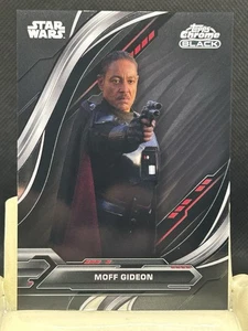 MOFF GIDEON 2024 Topps Chrome BLACK Star Wars #57 Mandalorian - Picture 1 of 2