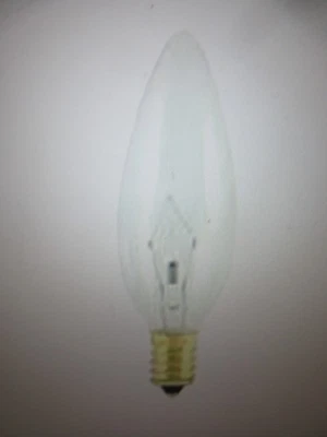 Bulbrite 25-Watt Warm White Light B10 (E14) European Screw Base 25PK - Image 1 of 4