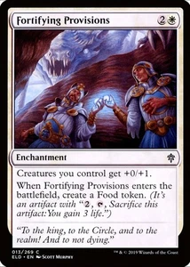 X 1 Fortifying Provisions NM ELD 013 MTG Magic The Gathering - Picture 1 of 2