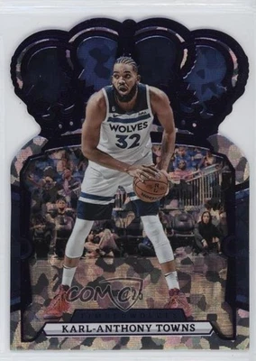 2023-24 Panini Crown Royale Purple Crystal /25 Karl-Anthony Towns #12 - Image 1 of 2