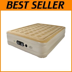 Heavy Duty Raised Queen Air Mattress with Built-in Pump for Stress-Free Sleep - Picture 1 of 11
