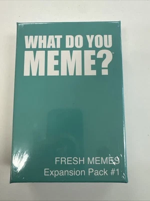 What Do You Meme Expansion Pack #1 Fresh Memes Card Game Funny Family Fun - Image 1 of 2