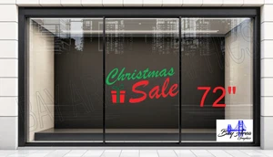 Oracal 651 Vinyl Christmas Sale Window Sign Holiday Display Waterproof - Picture 1 of 20