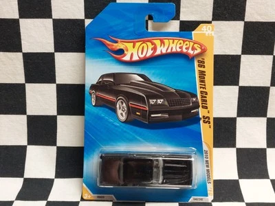 Hot Wheels 🚨 ERROR '86 Negro Chevy Monte Carlo SS Foto 1 de 4