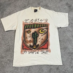 VTG Eagles ’94 World Tour T-Shirt XL USA Made Giant Tee Jays Band Rock Desert - Picture 1 of 11
