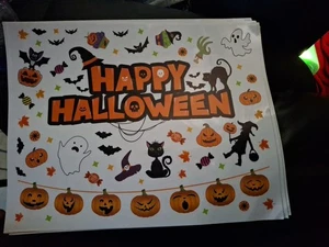 10 Stück Halloween Stickerbogen Set - Bild 1 von 3