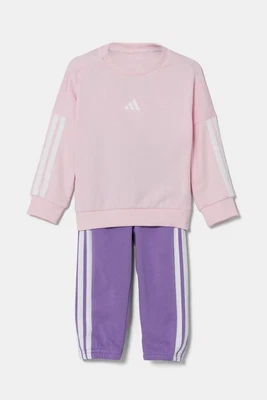 Tuta Bambina Adidas 3-Stripes - Rosa/Viola - Immagine 1 di 4